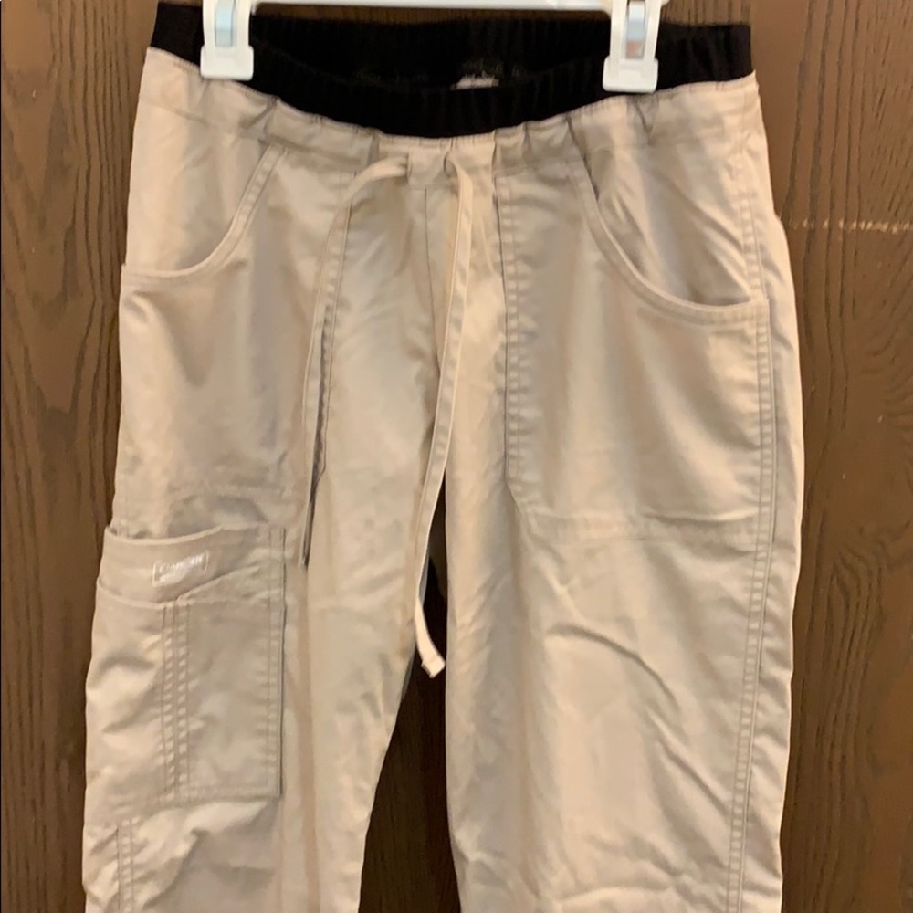 Tan scrub pants